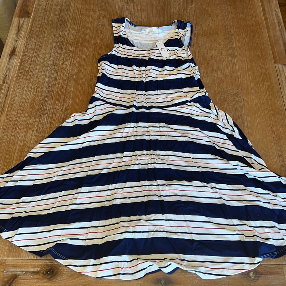 Red white and blue dress. Size L. NWT.